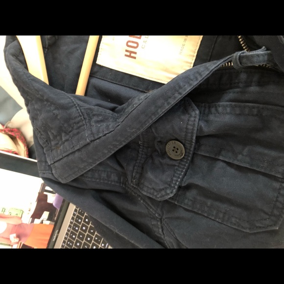 NWOT Hollister Navy Jacket Women’s Size Small - Picture 6 of 8